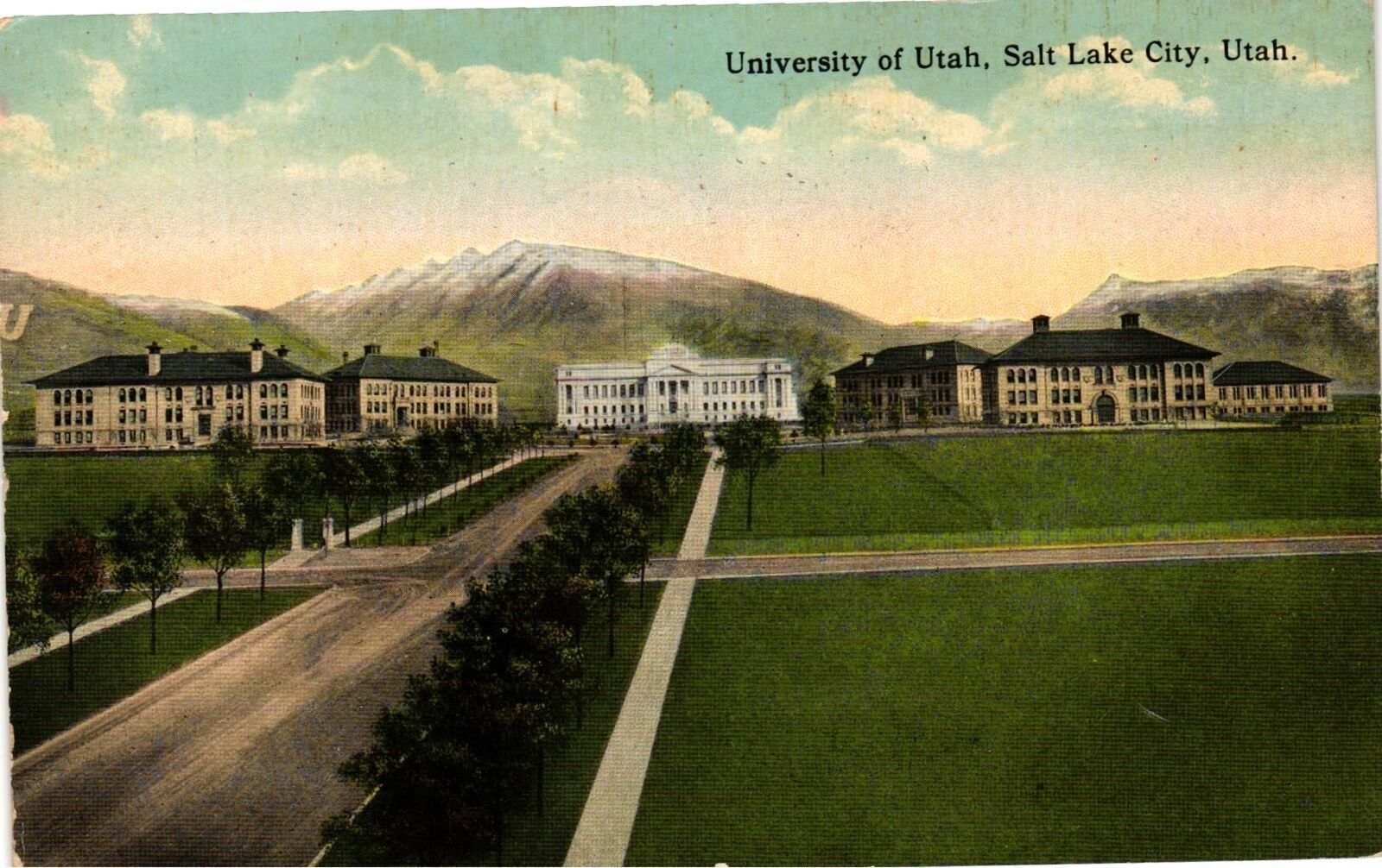 Vintage Postcard- University of Utah, Salt Lake City, UT.