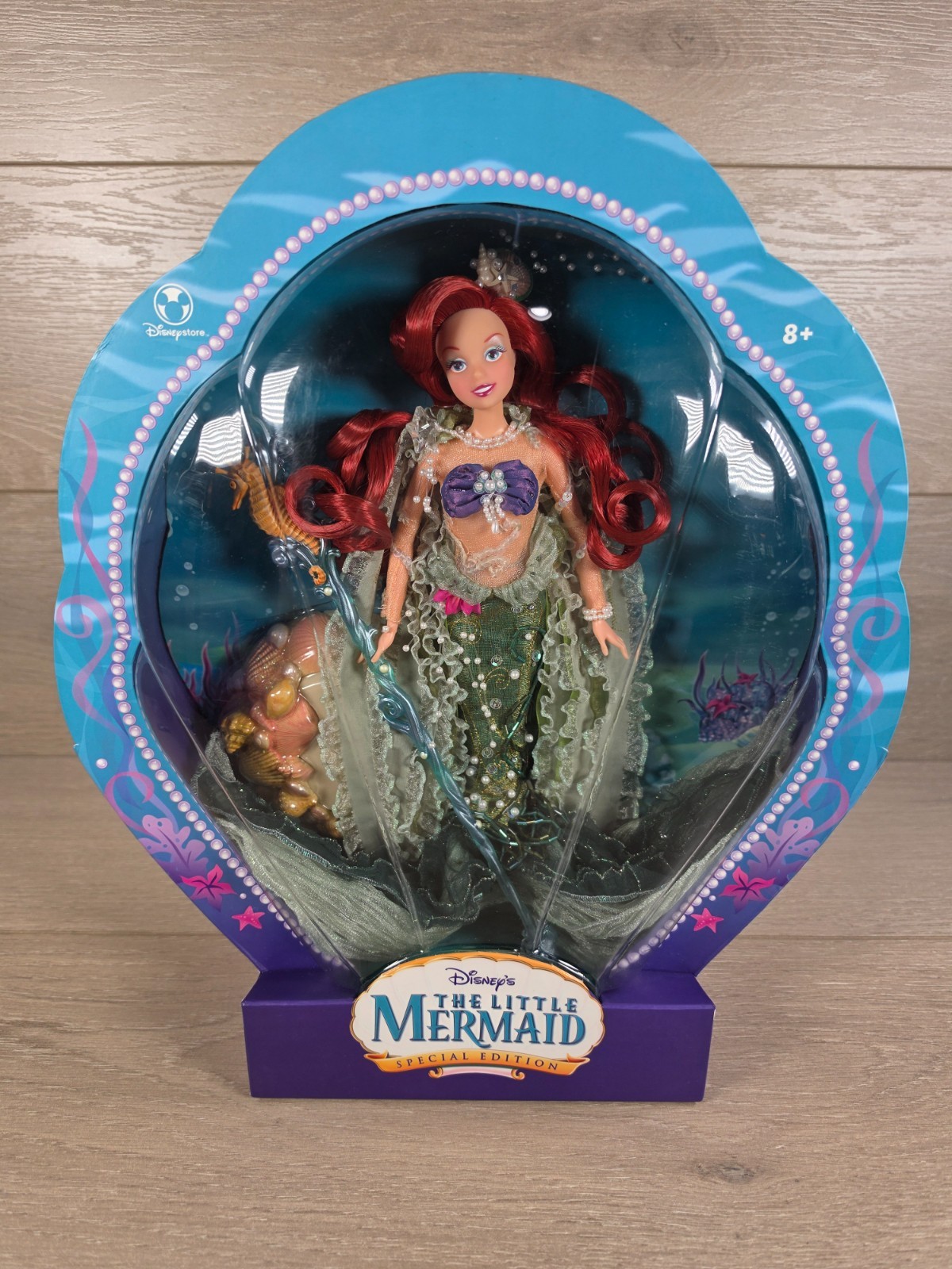 Disney Store Little Mermaid Ariel Special Edition Doll Shell Box 2006 Disney Store Little Mermaid Ariel Special Edition Doll Shell Box 2006