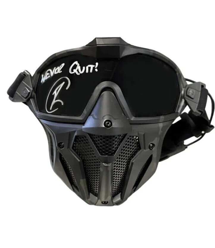 ROBERT O\'NEIL SIGNED NAVY SEAL TACTICAL MASK INSCR \