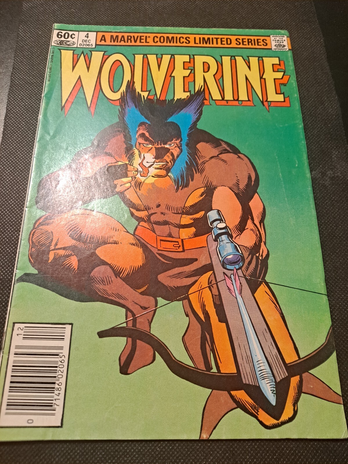 Wolverine Limited Series 4 Dec Marvel Comic Book- e7494uxx Wolverine Limited Series 4 Dec Marvel Comic Book- e7494uxx