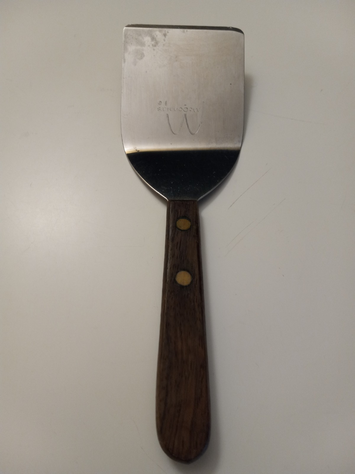 1979 Kalamazoo MCDONALD\'S Mini Wooden Spatula Michigan 1979 Kalamazoo MCDONALD\'S Mini Wooden Spatula Michigan