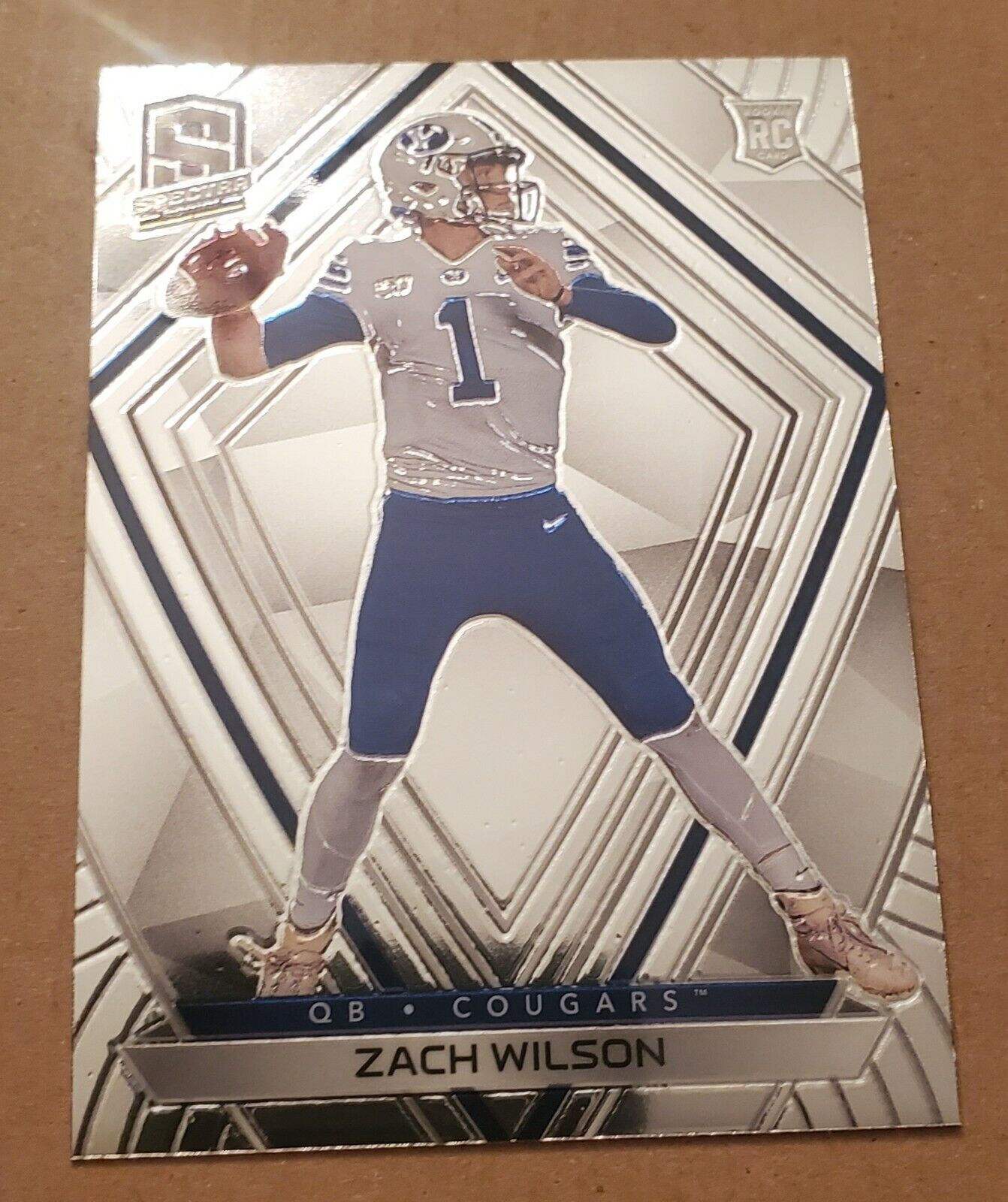 Zach Wilson Spectra Silver 2021 Chronicles RC #282