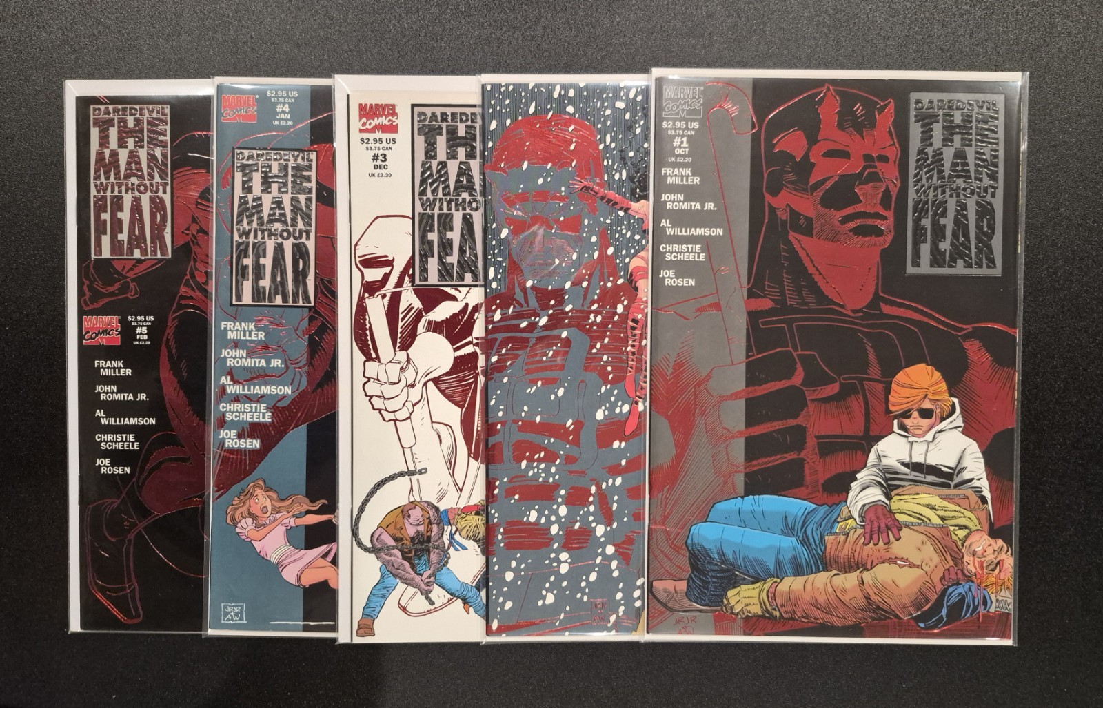 Daredevil: The Man Without Fear 1-5, Frank Miller, John Romita Jr. Marvel Daredevil: The Man Without Fear 1-5, Frank Miller, John Romita Jr. Marvel