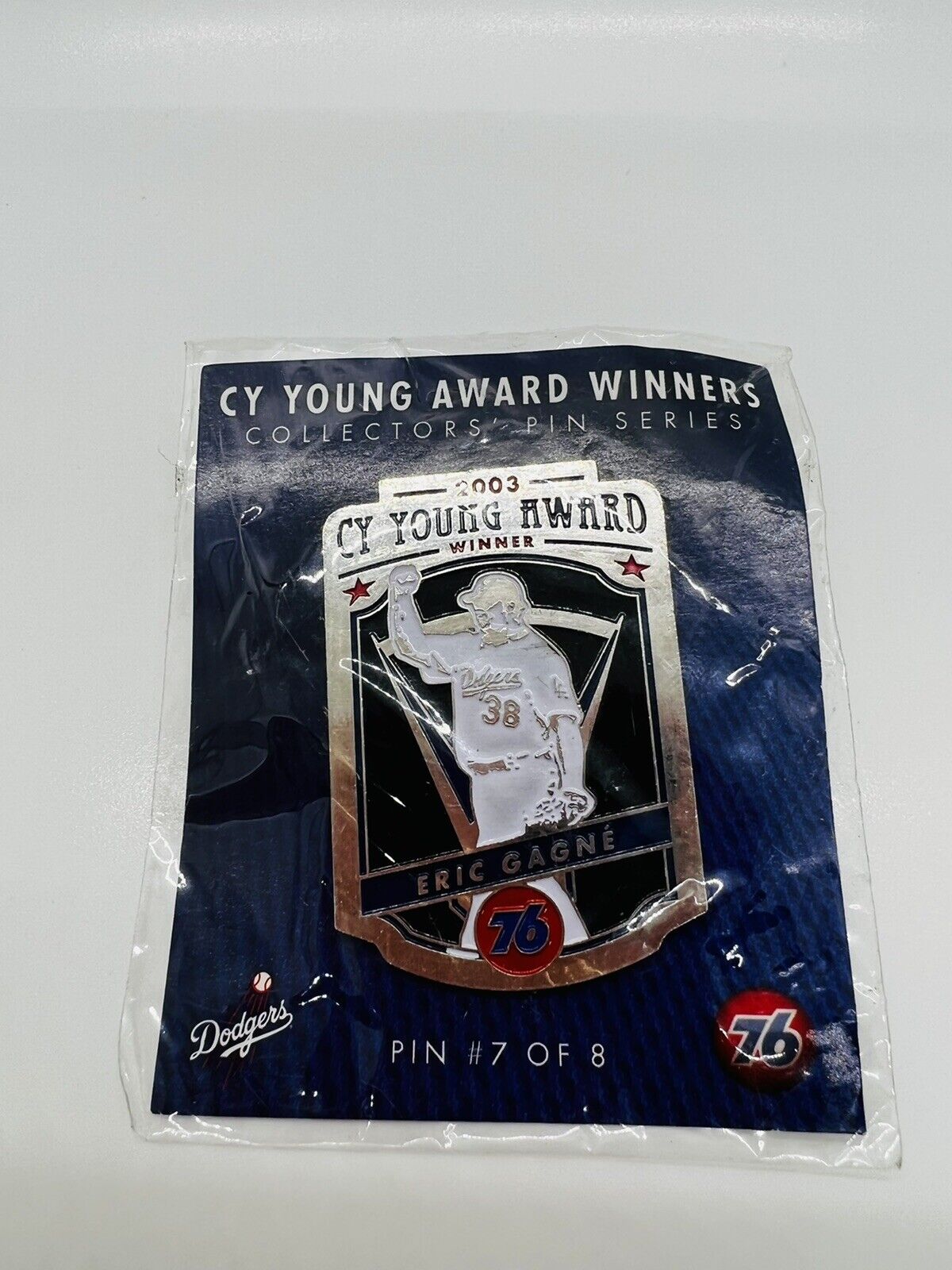 2015 Los Angeles Dodgers Eric Gagne Cy Young Pin SGA (7 of 8) New