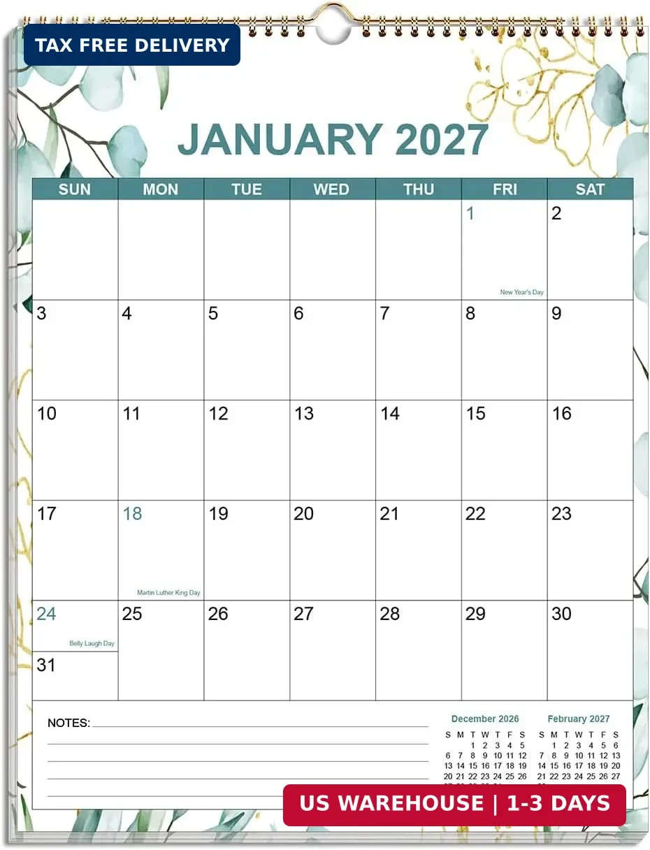 2027-2028 Calendar - Calendar 2027-2028 from January 2027 - June 2028, 18 Months 2027-2028 Calendar - Calendar 2027-2028 from January 2027 - June 2028, 18 Months
