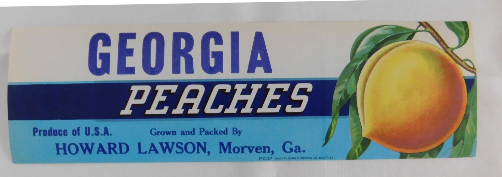 25 Vintage Georgia Peaches Crate Labels .Morven, Georgia 25 Vintage Georgia Peaches Crate Labels .Morven, Georgia