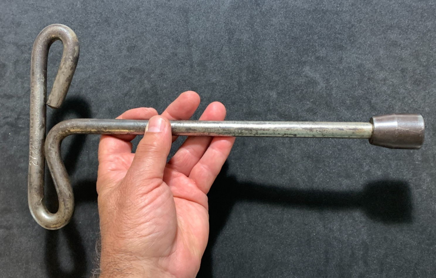 Antique Walden Worcester T Wrench for Lug Nut #2722 11/16 USA Pat. Oct 22, 1918