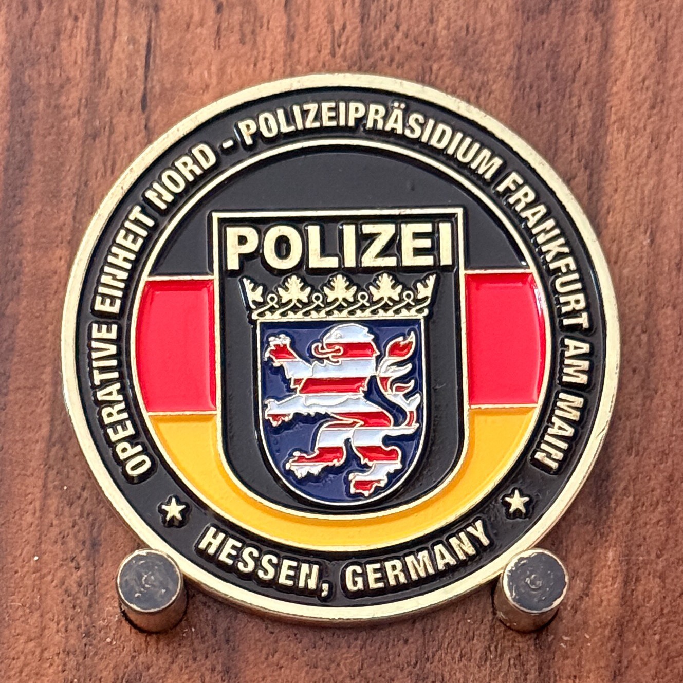 Frankfurt Hessen Germany Polizei Operative Einheit Nord Challenge Coin  W#30