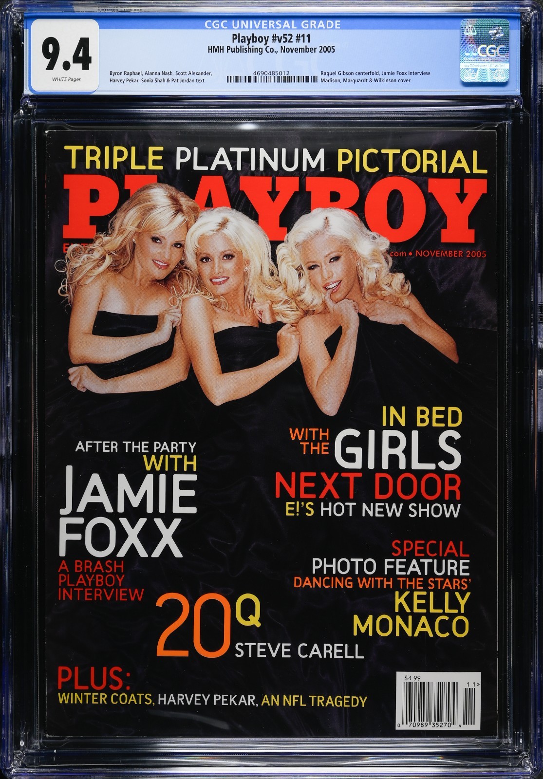 Girls Next Door Playboy Nov 2005 Holly Kendra Bridget CGC 9.4 White Pages Girls Next Door Playboy Nov 2005 Holly Kendra Bridget CGC 9.4 White Pages