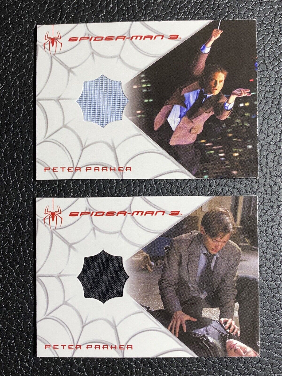 2007 Spider-Man 3 TOBEY MAGUIRE Costume Material Cards Rittenhouse