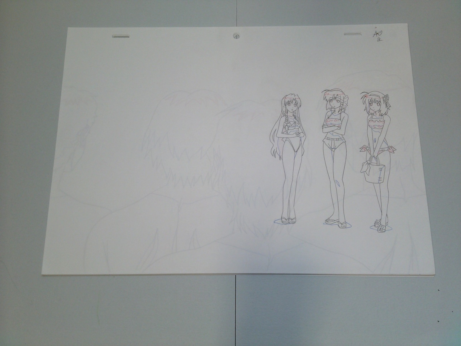 SHUFFLE Anime Genga Set Kareha/Asa/Kaede Asread Studio 10 Sheets Production SHUFFLE Anime Genga Set Kareha/Asa/Kaede Asread Studio 10 Sheets Production