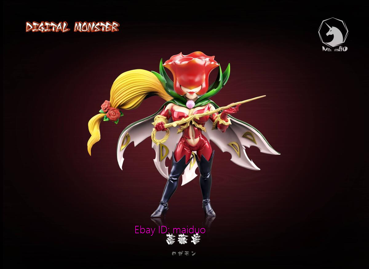 Rosemon Resin MDS Studio Digimon Figure Model 8.4cm Presale