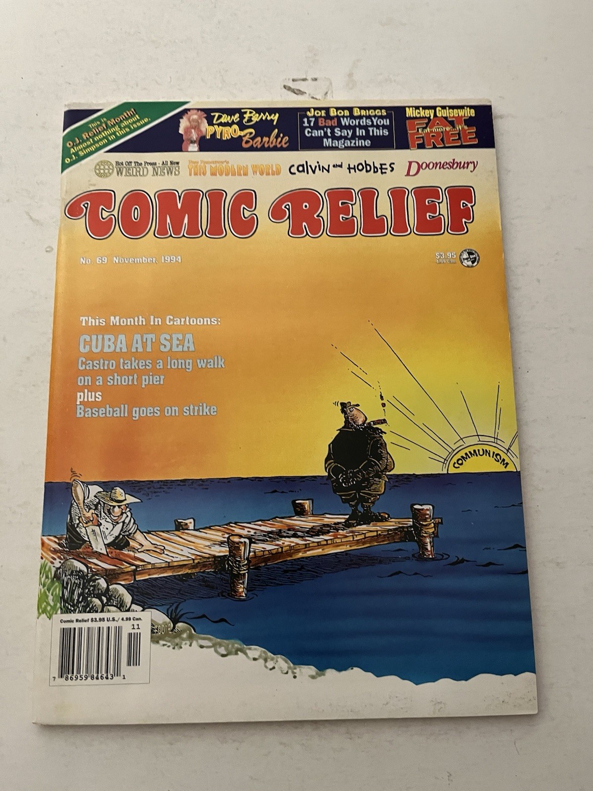 COMIC RELIEF Magazine #69 Page One Publishing 1994 Dave Barry Joe Bob Briggs VF+