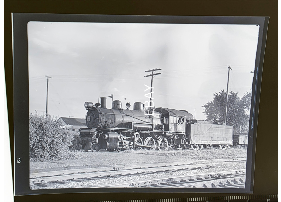 C. 1948 Pennsylvania Railroad PRR #1891 H-6 Delvmarva Division Photo Negative