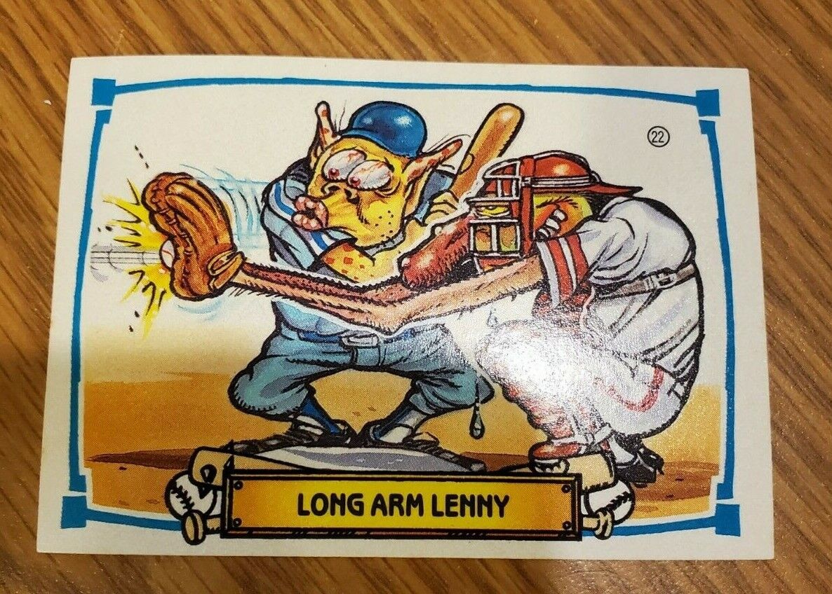 1988 Leaf Baseball\'s Greatest Grossouts # 22 LONG ARM LENNY 