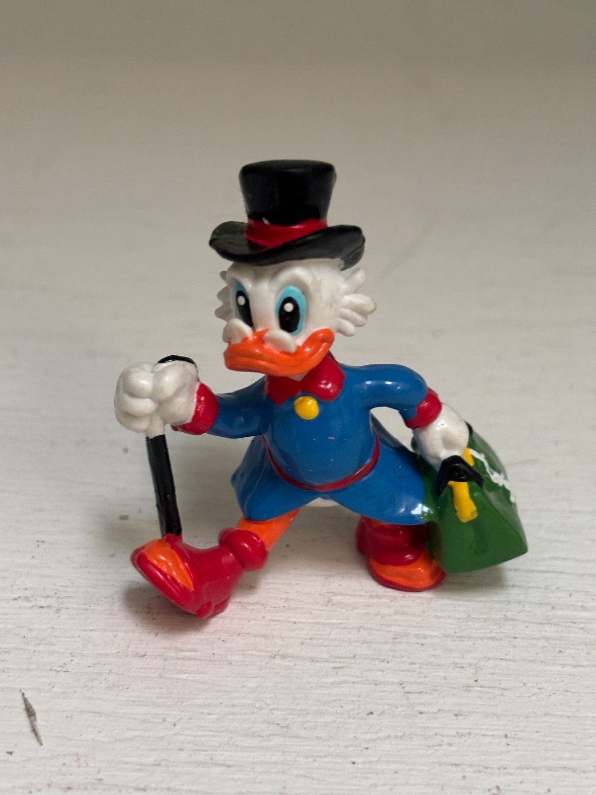 Disney Scrooge McDuck Figurine PVC Vintage Applause Rare Ducktales