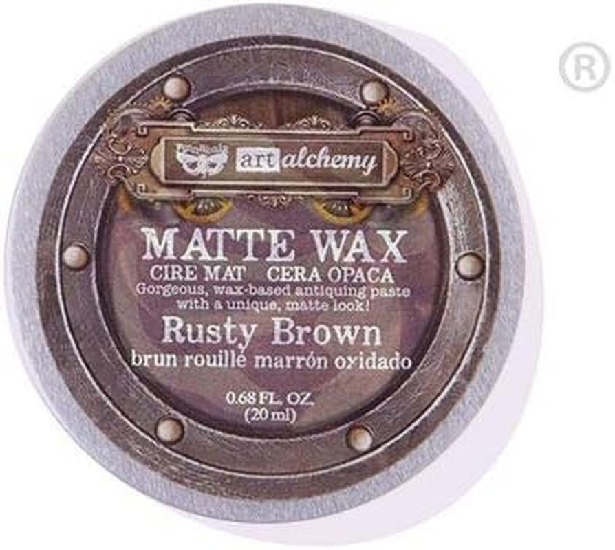 PRIMA  INC Art Matte Wax Paste Rust, Rusty Brown