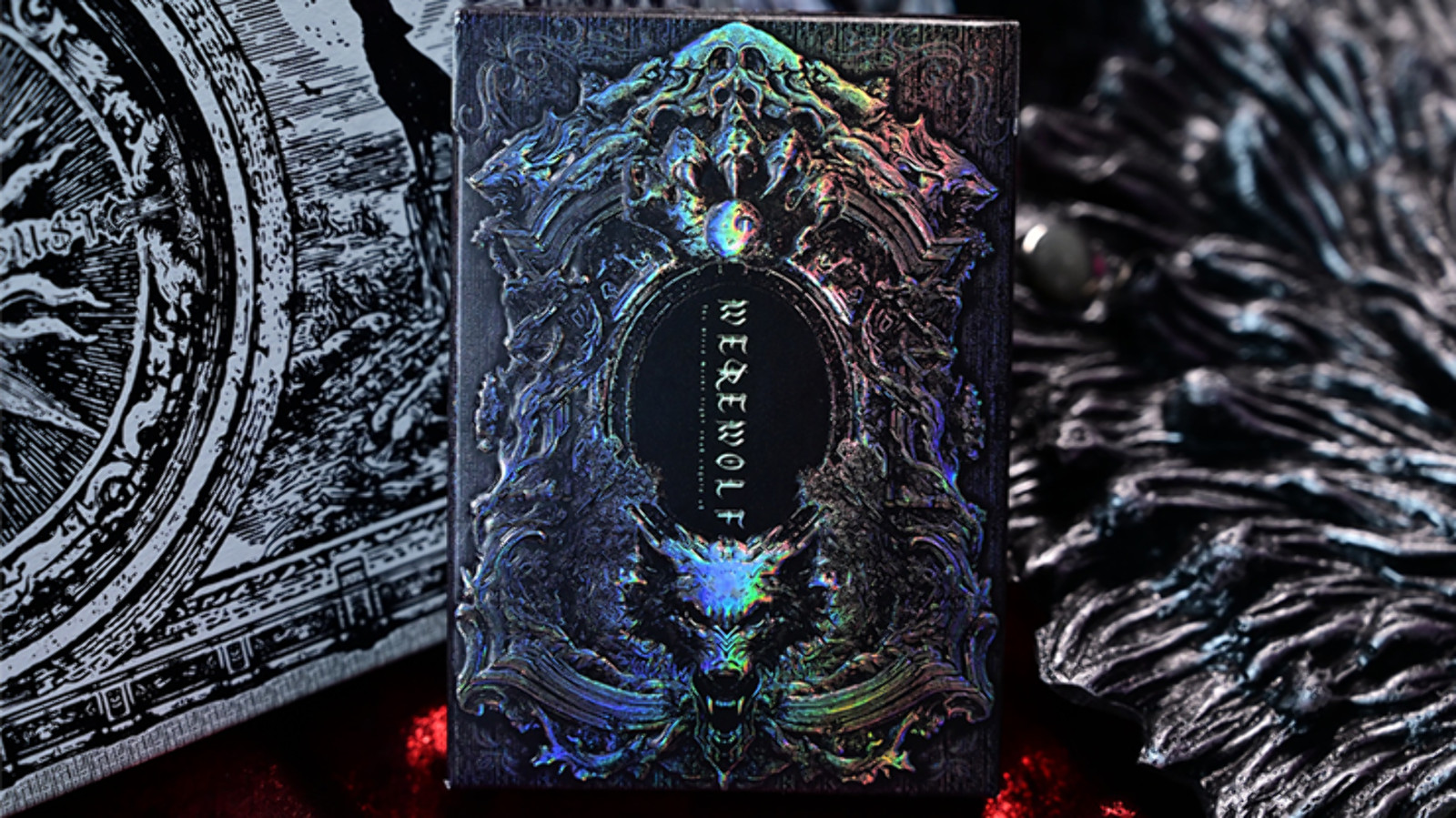 Trinity of Night - Werewolf HOLO Playing Cards by Evokad