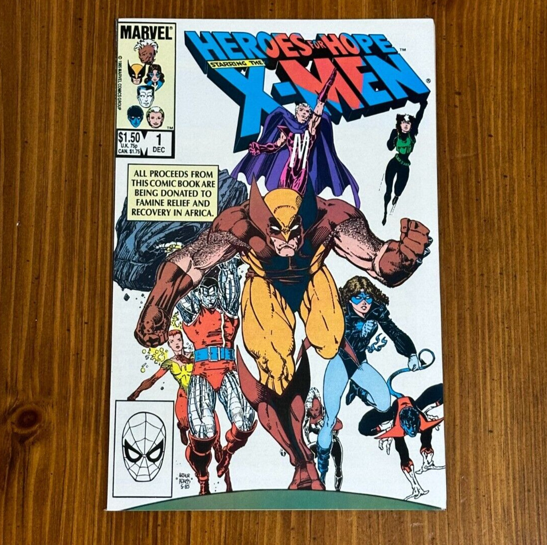 Heroes For Hope #1 Starring Wolverine and The X-Men Marvel Comic Book