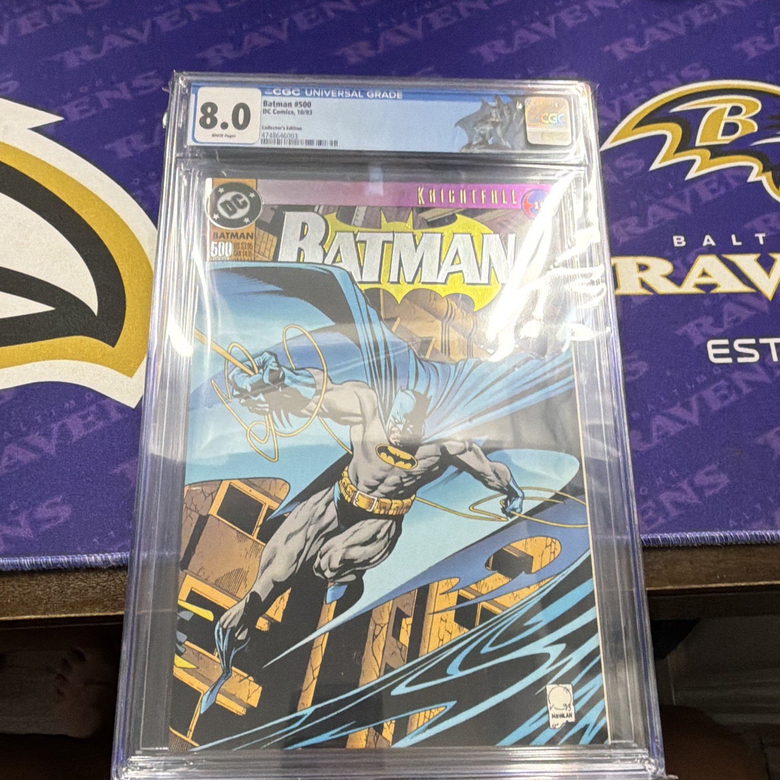 Batman #500 Collector’s Edition, published by DC Comics in October 1993. Batman #500 Collector’s Edition, published by DC Comics in October 1993.