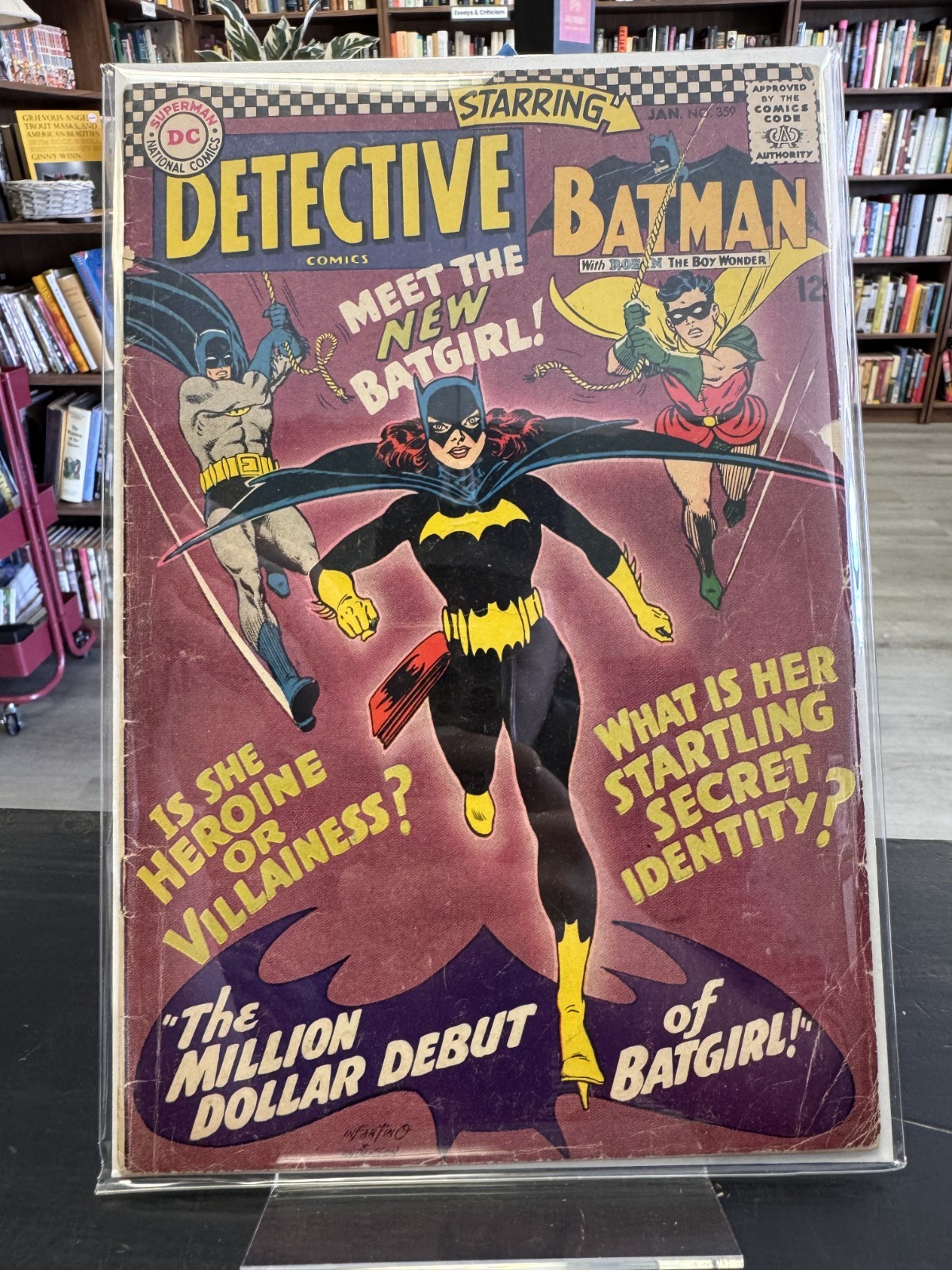 DC Comics Detective Comics #359 (Volume 1) 1966 First Barbara Gordon Batgirl DC Comics Detective Comics #359 (Volume 1) 1966 First Barbara Gordon Batgirl