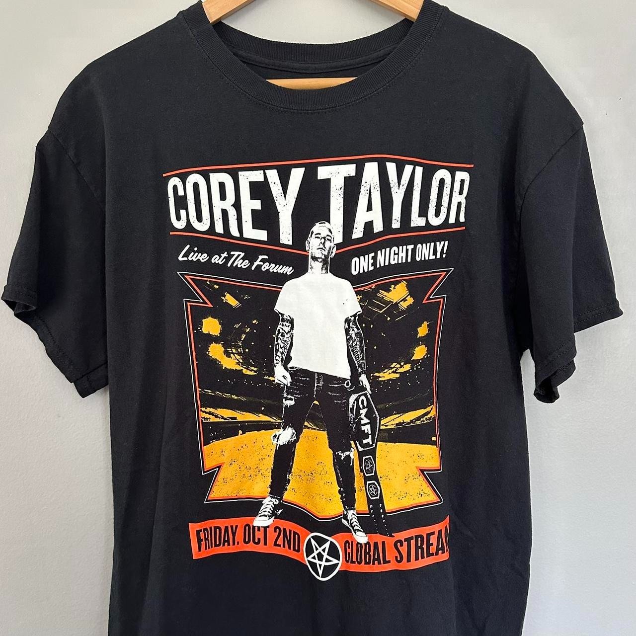 NEW Corey Taylor One Night Only Heavy Cotton Black S-5XL T Shirt NP144