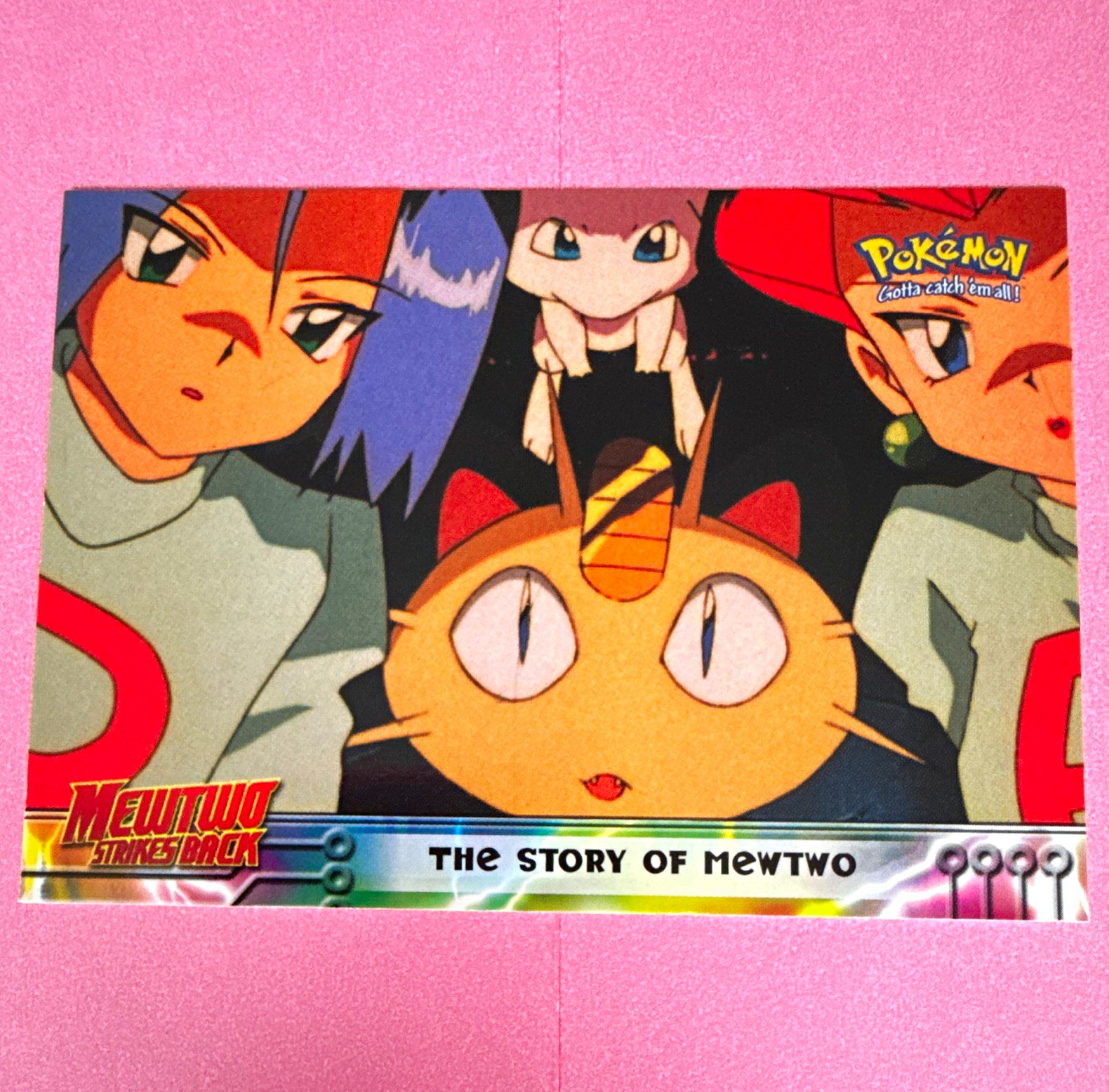 Topps Pokémon The Story of Mewtwo #24 Movie Animation Ed Mewtwo 1998