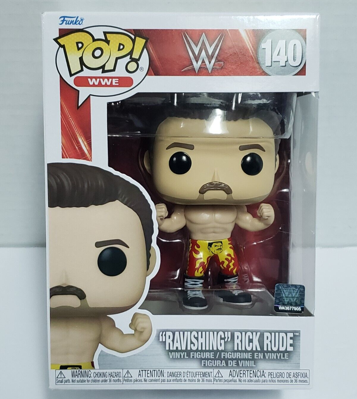 RAVISHING RICK RUDE - WWE WWF Funko POP #140 Collectible Vinyl Figure IN STOCK RAVISHING RICK RUDE - WWE WWF Funko POP #140 Collectible Vinyl Figure IN STOCK
