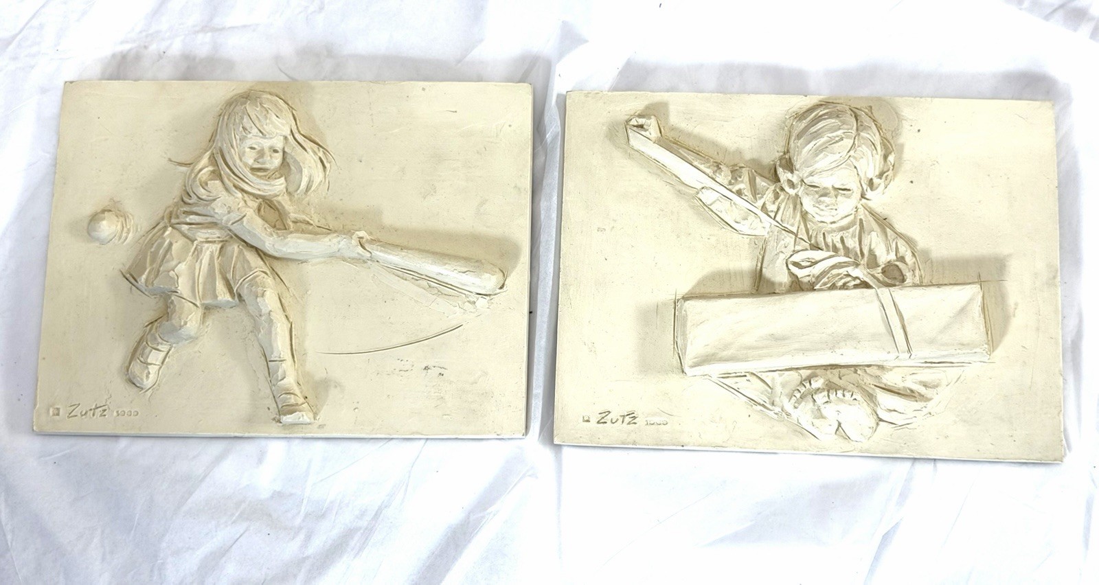 Joseph Lutz 3D Plaque 2 pieces one price Joseph Lutz 3D Plaque 2 pieces one price