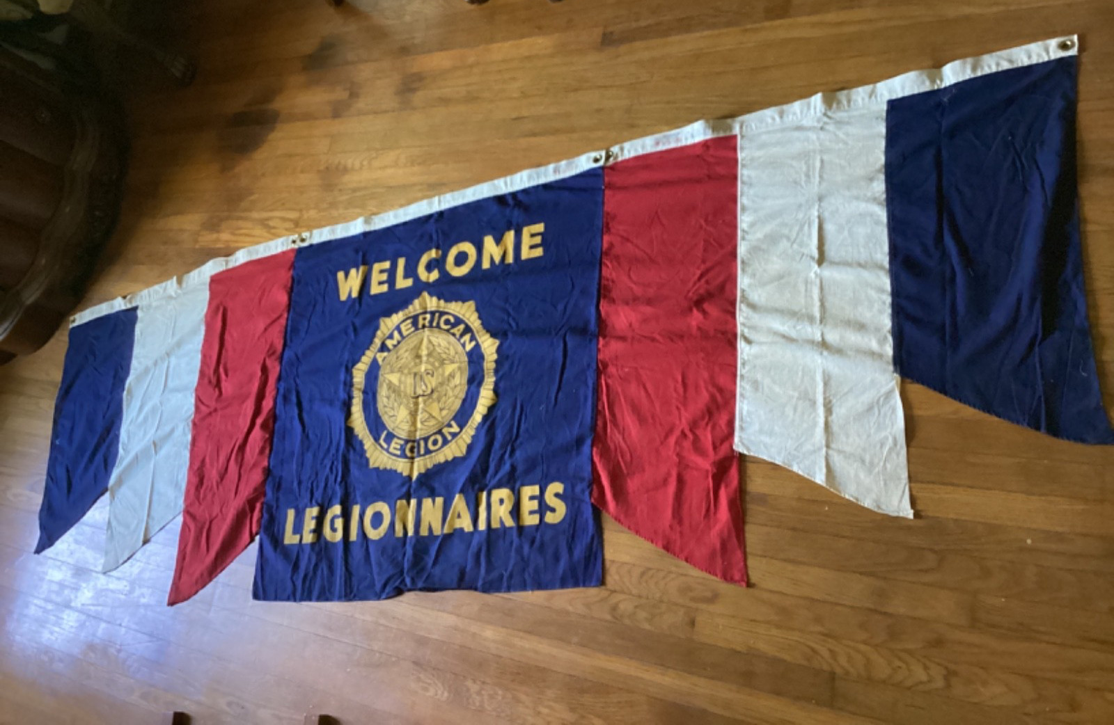 Vintage American Legion Flag Banner \ Vintage American Legion Flag Banner \