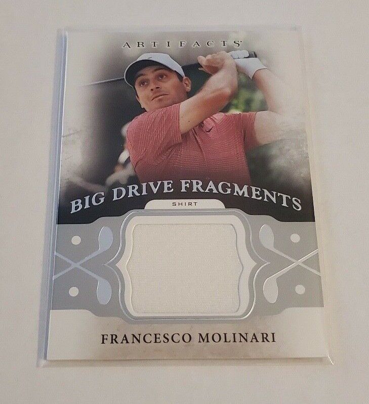 R63,718 - 2021 UD Artifacts Golf Big Drive Fragments Shirt Francesco Molinari 