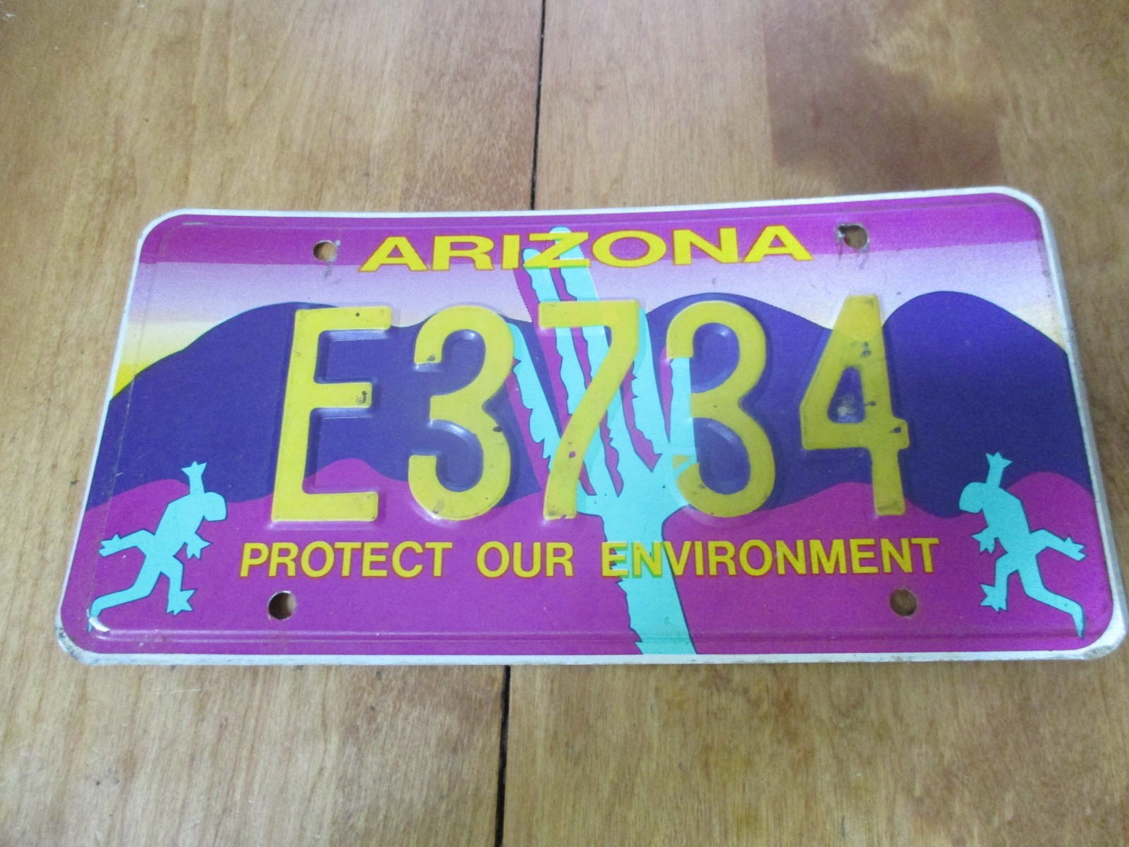 1990s Arizona License Plate Protect the Environment 1990s Arizona License Plate Protect the Environment