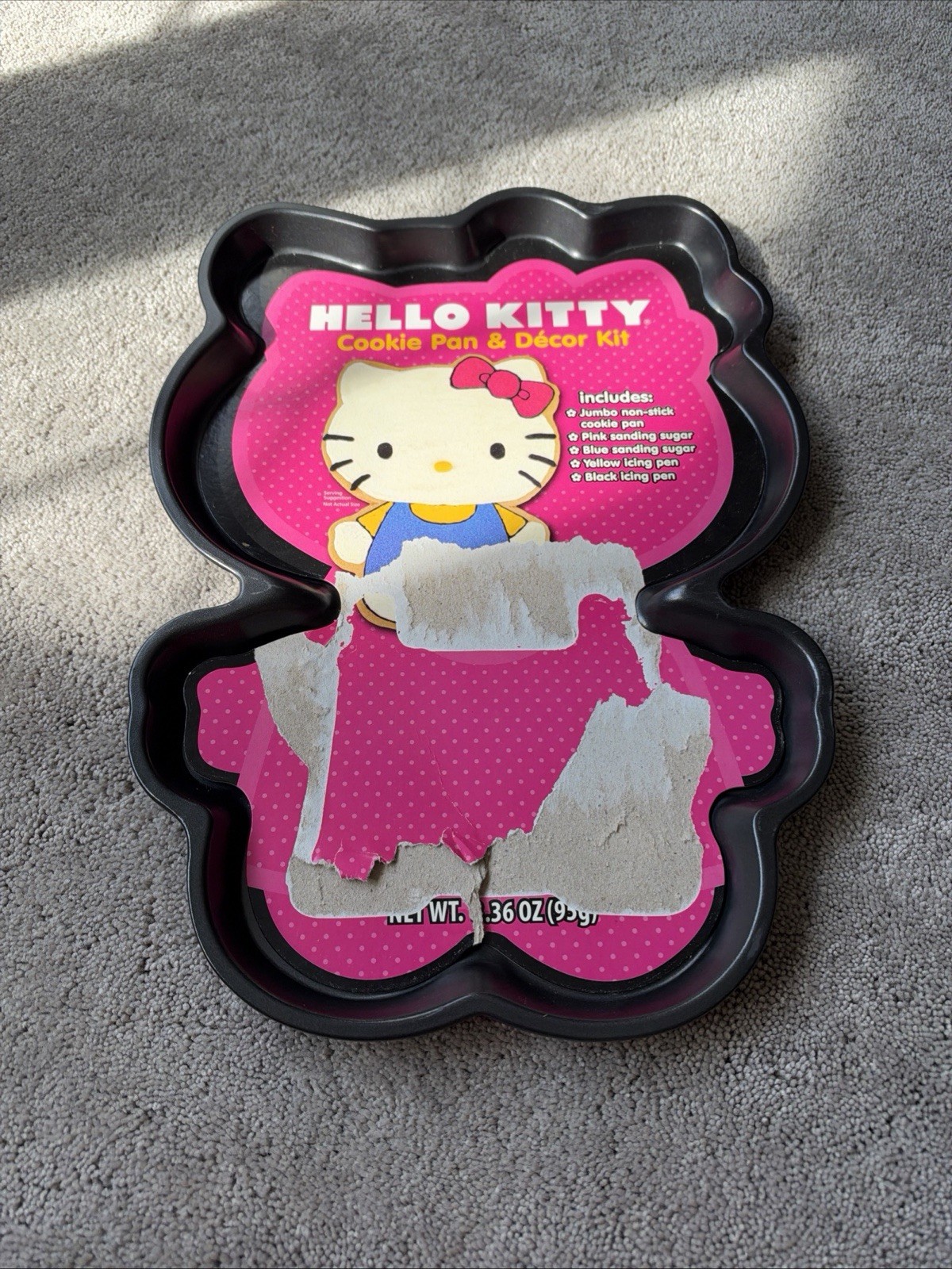 Vintage 2013 Sanrio Hello Kitty Jumbo Cookie Pan Mold 15\ Vintage 2013 Sanrio Hello Kitty Jumbo Cookie Pan Mold 15\