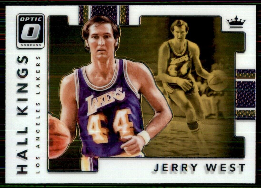 2017-18 Donruss Optic Hall Kings Jerry West Los Angeles Lakers #12