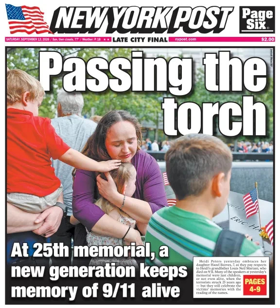 NEVER FORGET PASSING THE TORCH NY HONORS 9/11 VICTIMS & HEROES NY POST 9/12 2026 NEVER FORGET PASSING THE TORCH NY HONORS 9/11 VICTIMS & HEROES NY POST 9/12 2026