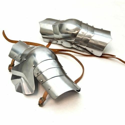  Halloween Special medieval armour parts 15th Century Archer Knee Armor 18 Gauge