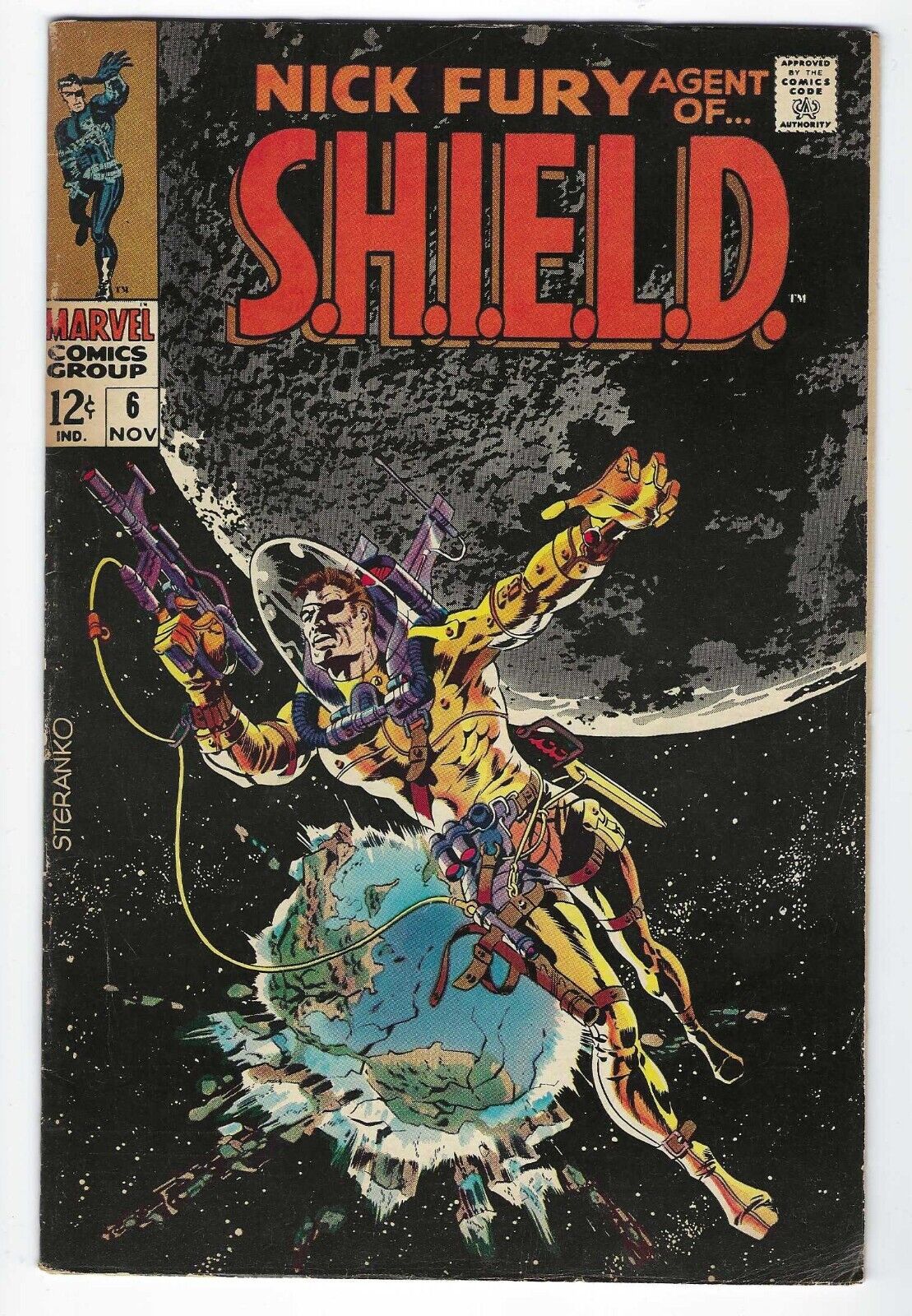 Nick Fury Agent of SHIELD #6 GD/VG 3.0 1968 Actual Scan