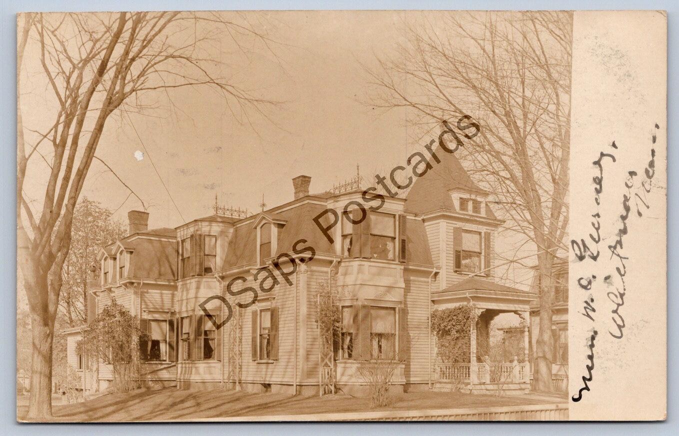 K67/ East Whitman Massachusetts RPPC Postcard c1910 Residence Home 416 K67/ East Whitman Massachusetts RPPC Postcard c1910 Residence Home 416