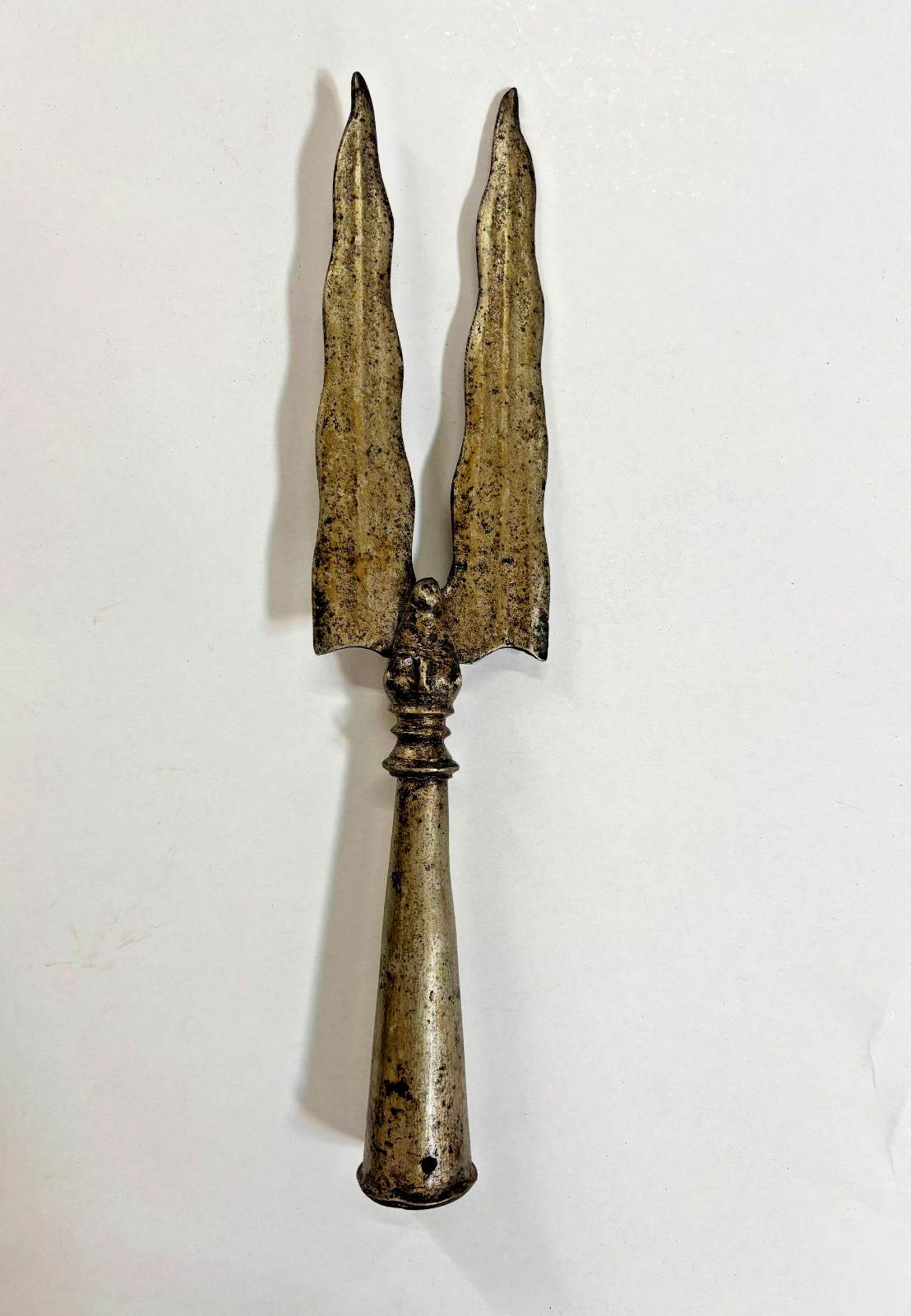 WOOTZ SPEAR 1800s Antique Bhala Period Very Old Rare Collectible 12 Inches WOOTZ SPEAR 1800s Antique Bhala Period Very Old Rare Collectible 12 Inches