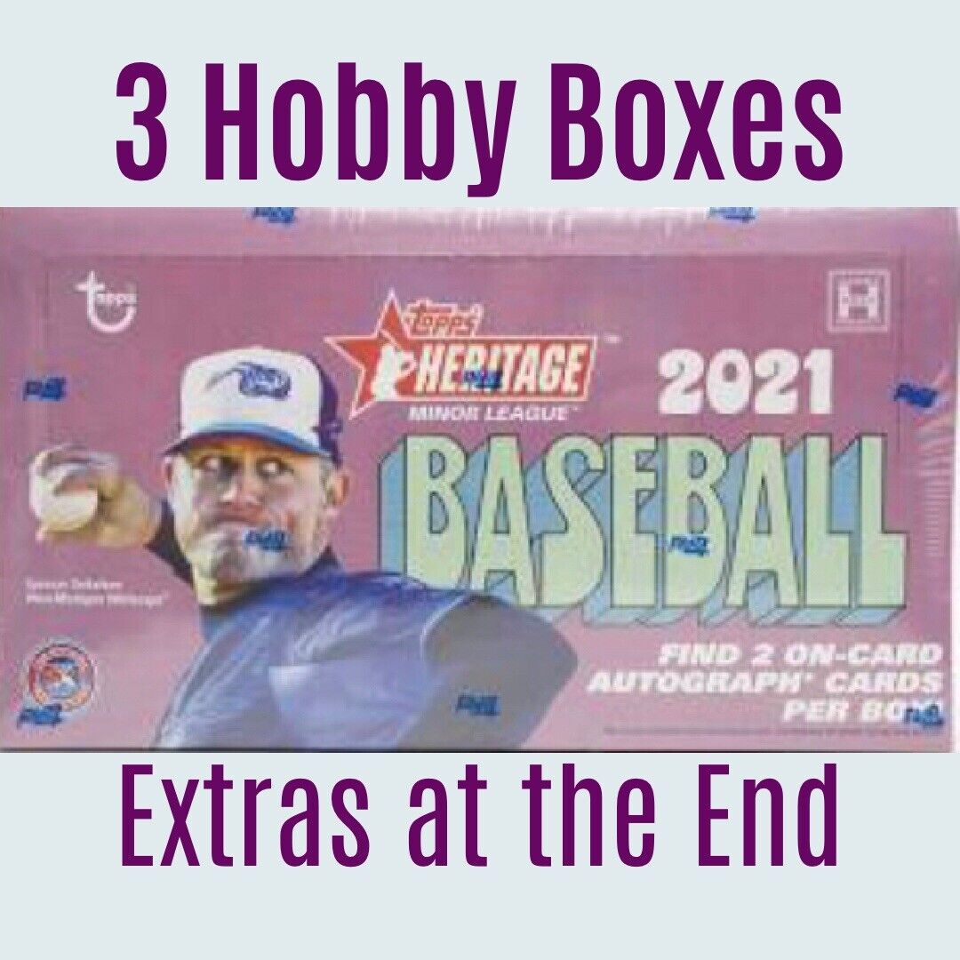 Chicago Cubs 1/4 Case Break 2021 Topps Heritage Minors+Extras