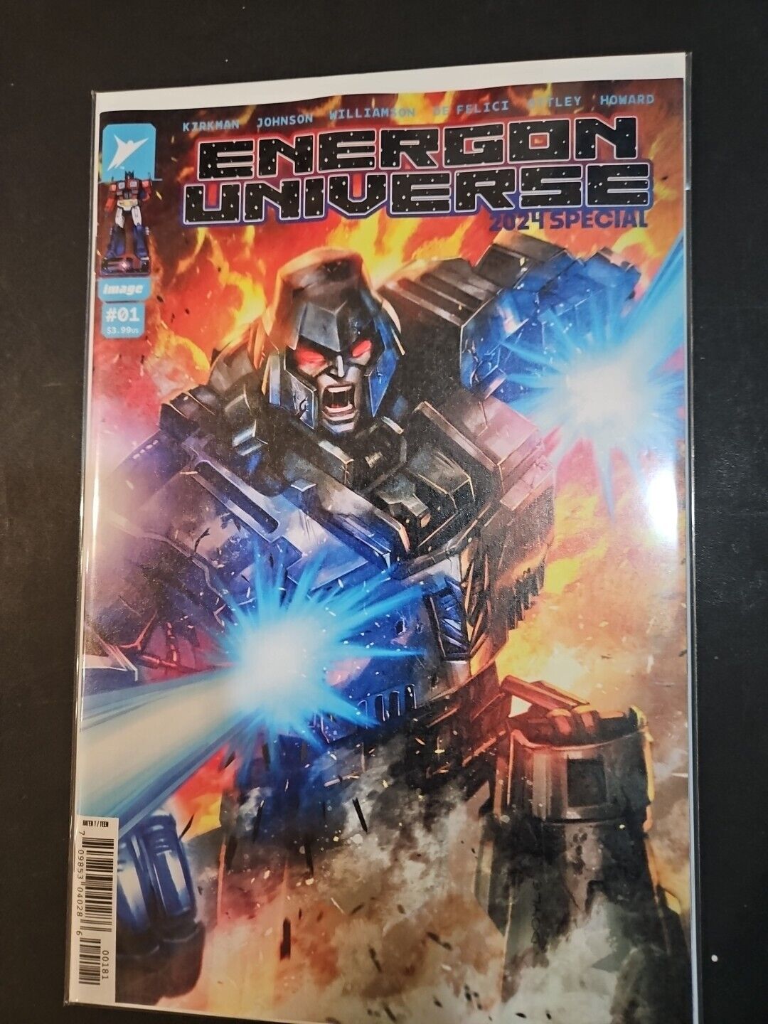 Energon Universe #1 JOE DOYLE Transformers PREORDER 5/8/24 Megatron Exclusive