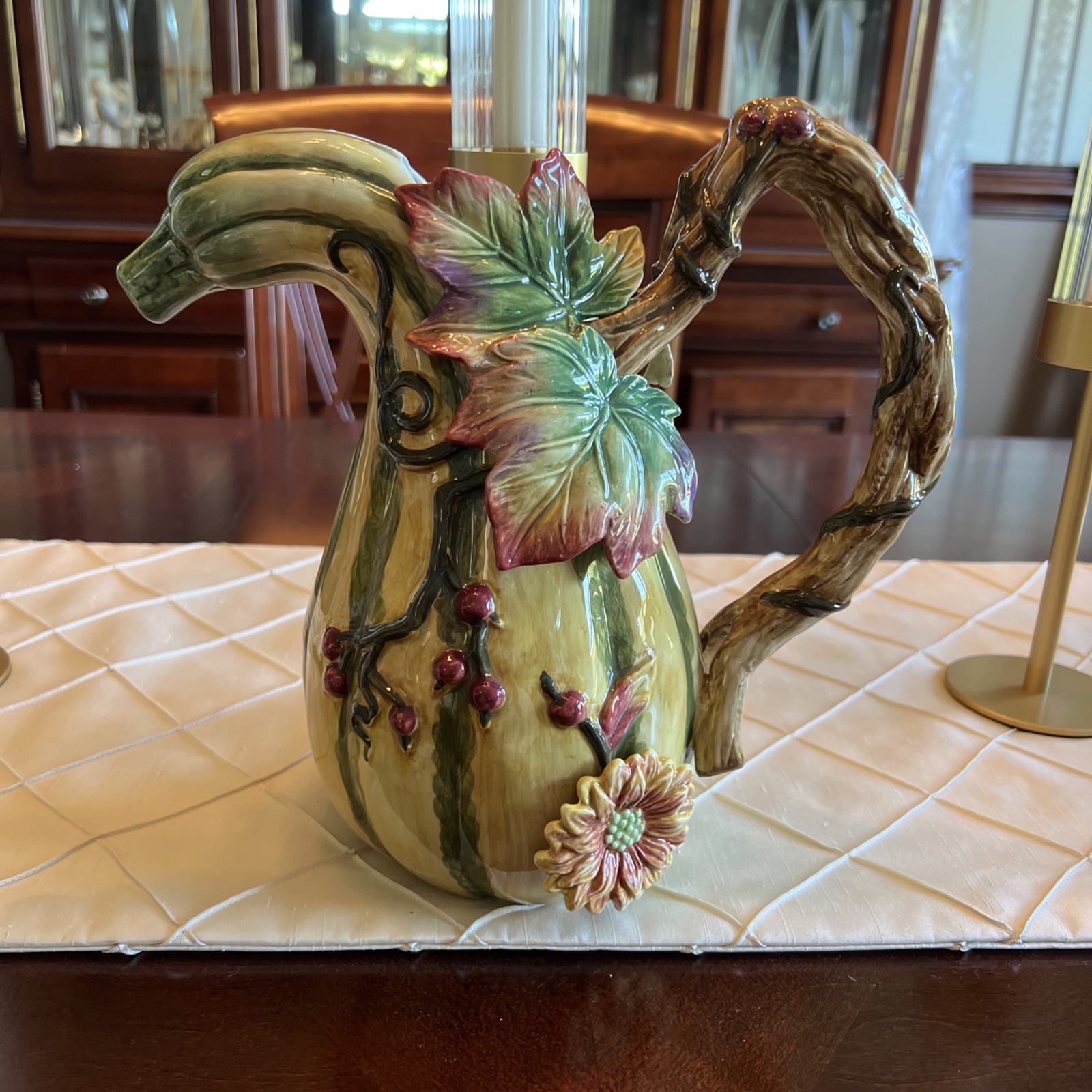 Fitz and Floyd Harvest Heritage Collection 40 oz Pitcher • BEAUTIFUL CONDITION Fitz and Floyd Harvest Heritage Collection 40 oz Pitcher • BEAUTIFUL CONDITION