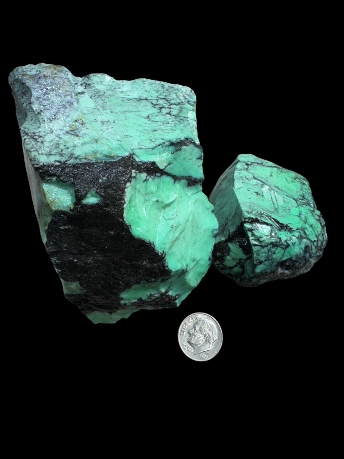 Natural Emerald Rose Variscite Solid Good Quality Green with Black matrix Natural Emerald Rose Variscite Solid Good Quality Green with Black matrix