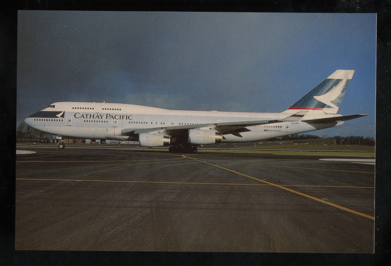 Postcard 1603 - Aircraft/Aviation Boeing 747-467 Cathay Pacific Postcard 1603 - Aircraft/Aviation Boeing 747-467 Cathay Pacific