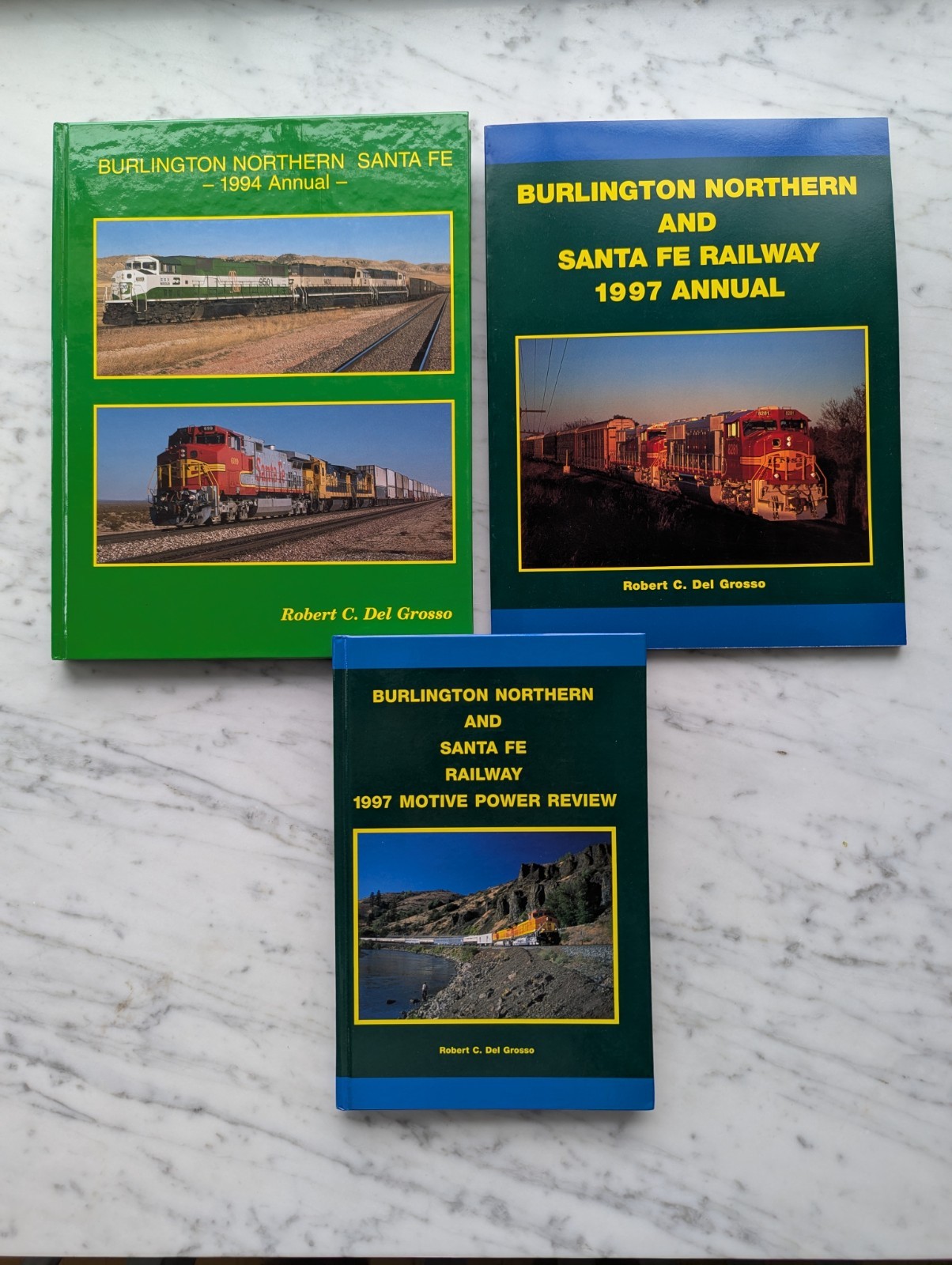 BNSF Railway Annuals: 3 Book Set (1994, 1997, 1997 Review) Robert C Del Grosso BNSF Railway Annuals: 3 Book Set (1994, 1997, 1997 Review) Robert C Del Grosso