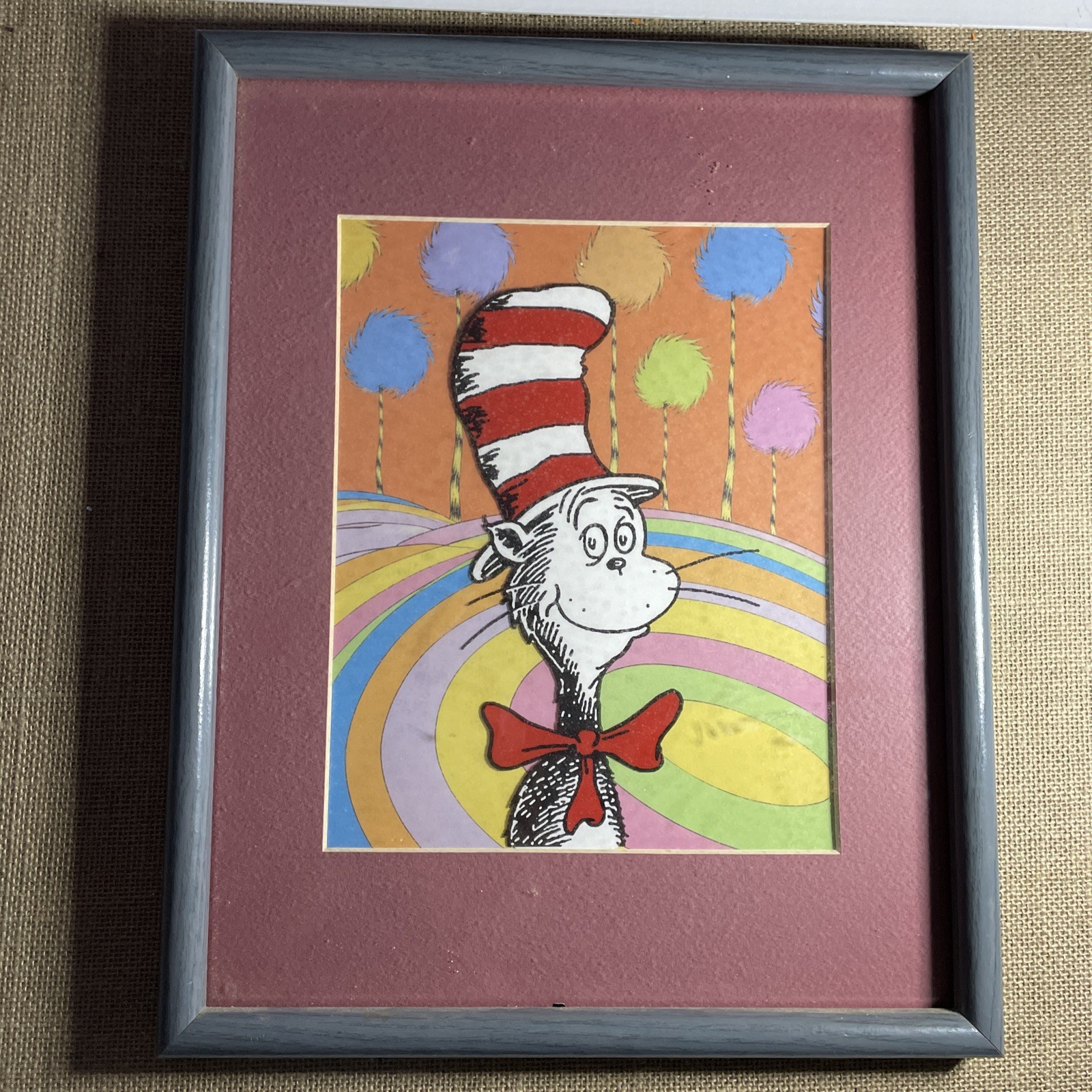 DR. Seuss Animation Cel Vintage Cartoons Production Art CAT IN THE HAT X1 DR. Seuss Animation Cel Vintage Cartoons Production Art CAT IN THE HAT X1