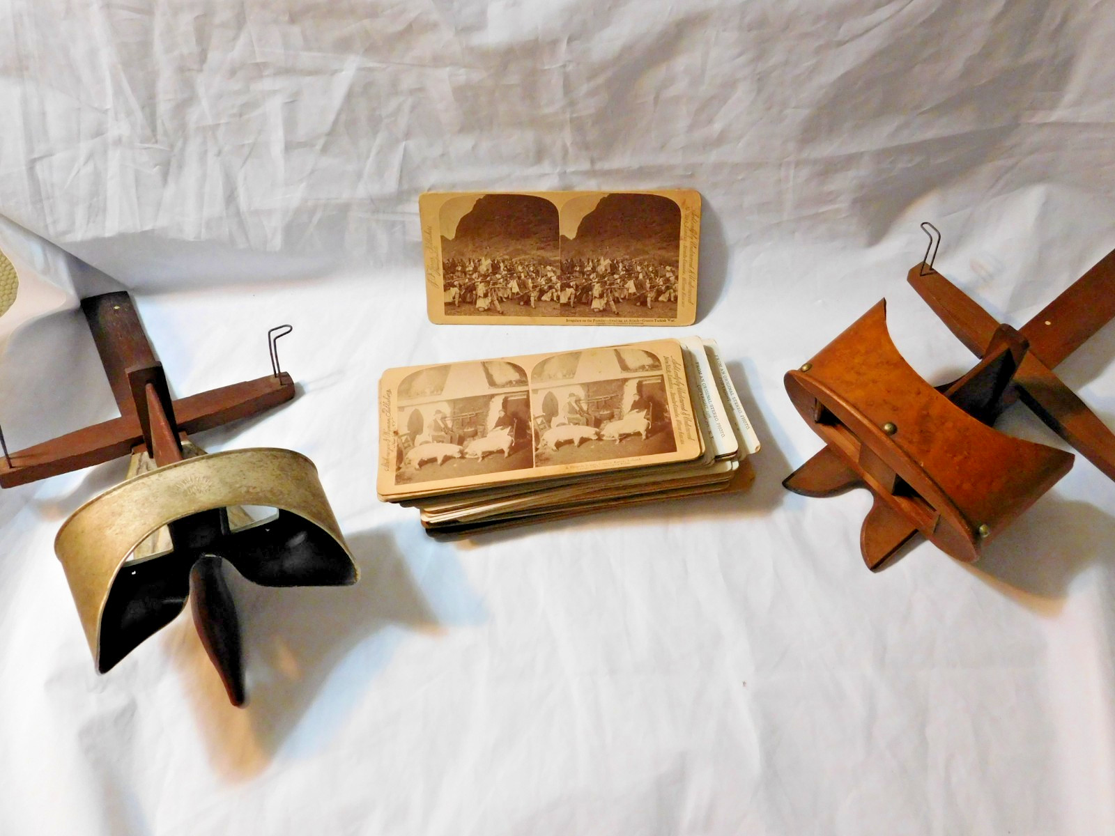 1800s Historical Ephemera Collection with 2 Stereoscopes and 41 Cards Some Rare 1800s Historical Ephemera Collection with 2 Stereoscopes and 41 Cards Some Rare