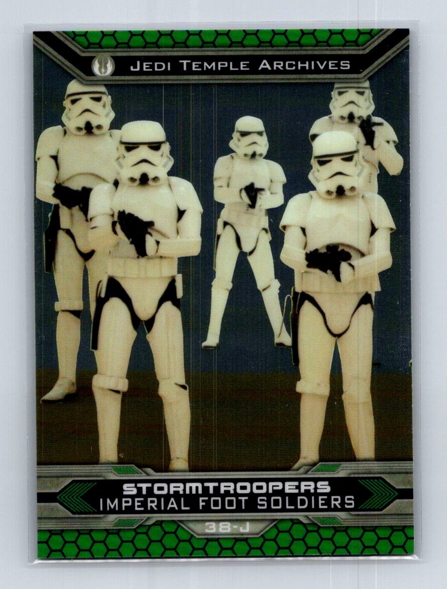 2015 Topps Chrome Star Wars Perspectives Jedi vs. Sith - Stormtroopers #38-J