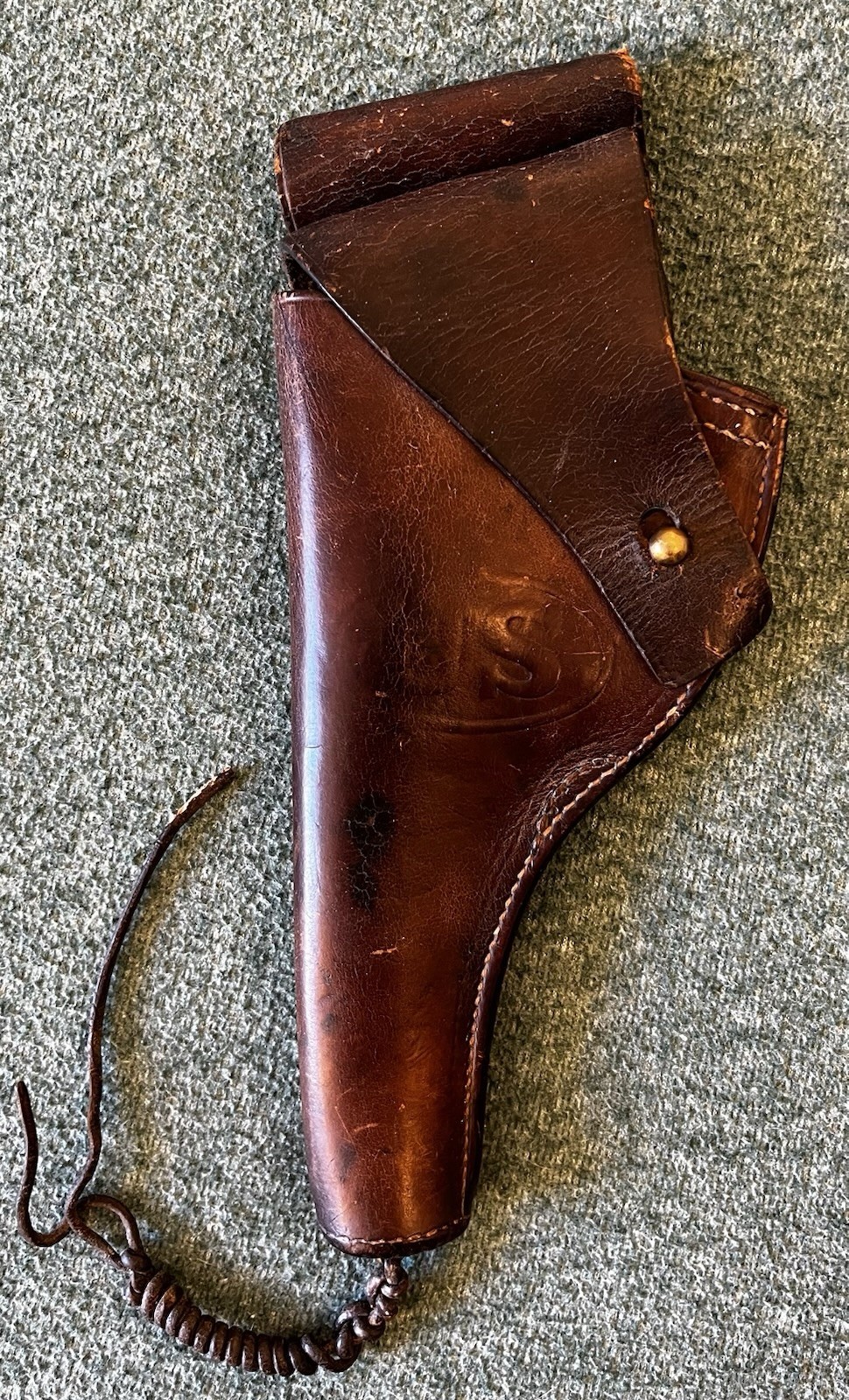 Original WW1 M1909 Leather Holster for M1917 .45 Revolver G&K 1917