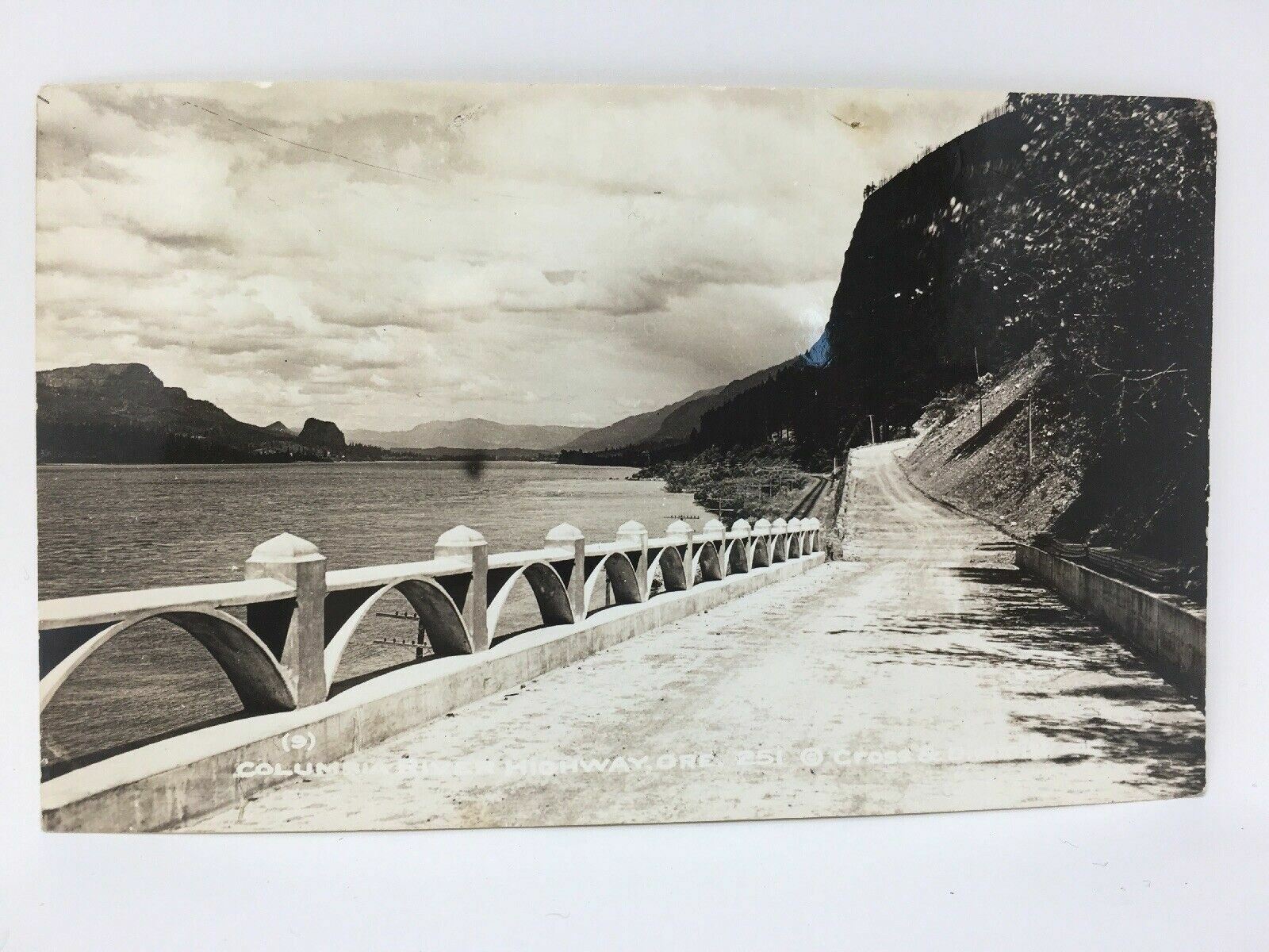 Columbia River Highway Oregon Postcard RPPC Real Photo Cross & Dimmitt Bridge Columbia River Highway Oregon Postcard RPPC Real Photo Cross & Dimmitt Bridge